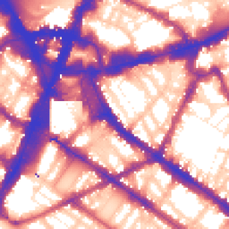 Daytime road noise heatmap for SW1V 1BP
