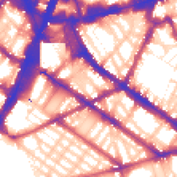 Daytime road noise heatmap for SW1V 1DP