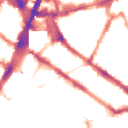 Night-time road noise heatmap for SW1V 1DP