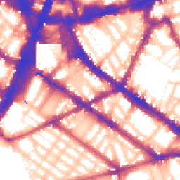 Daytime road noise heatmap for SW1V 1DW