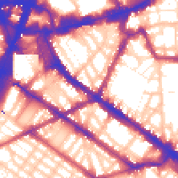 Daytime road noise heatmap for SW1V 1DX