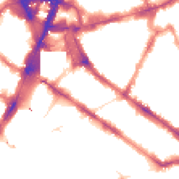Night-time road noise heatmap for SW1V 1DZ