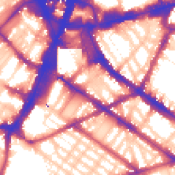 Daytime road noise heatmap for SW1V 1HS