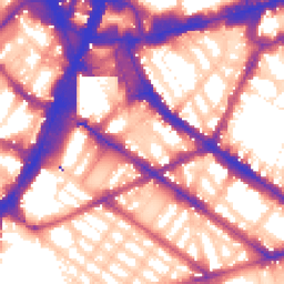 Daytime road noise heatmap for SW1V 1JG