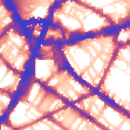 Daytime road noise heatmap for SW1V 1LH