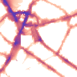 Night-time road noise heatmap for SW1V 1LH