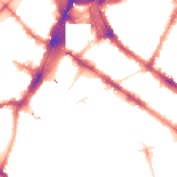 Night-time road noise heatmap for SW1V 1PH