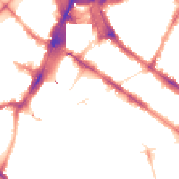 Night-time road noise heatmap for SW1V 1PH