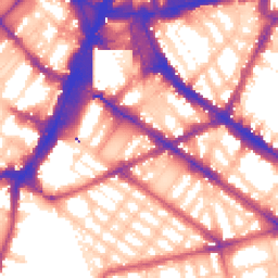 Daytime road noise heatmap for SW1V 1PJ