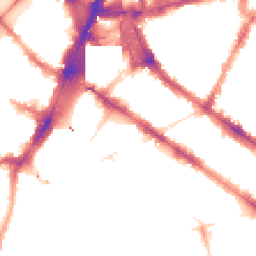 Night-time road noise heatmap for SW1V 1PJ