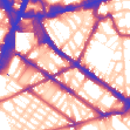 Daytime road noise heatmap for SW1V 1SW