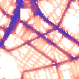 Daytime road noise heatmap for SW1V 2AA
