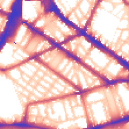 Daytime road noise heatmap for SW1V 2DB