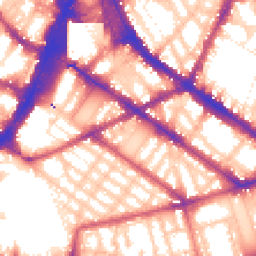 Daytime road noise heatmap for SW1V 2EL