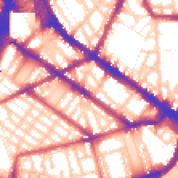Daytime road noise heatmap for SW1V 2LU