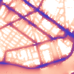 Daytime road noise heatmap for SW1V 2NT