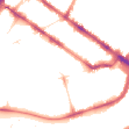 Night-time road noise heatmap for SW1V 2NT