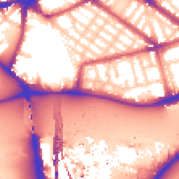 Daytime road noise heatmap for SW1V 3DA