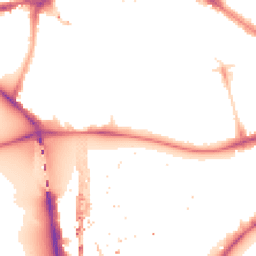 Night-time road noise heatmap for SW1V 3DA
