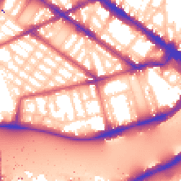 Daytime road noise heatmap for SW1V 3EX