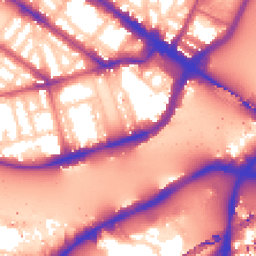 Daytime road noise heatmap for SW1V 3QP