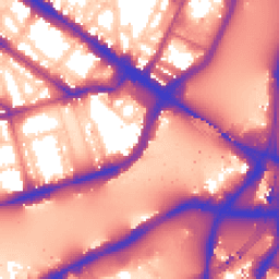 Daytime road noise heatmap for SW1V 3SN