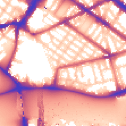 Daytime road noise heatmap for SW1V 4AD