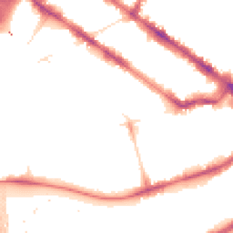 Night-time road noise heatmap for SW1V 4DA