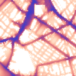 Daytime road noise heatmap for SW1V 4HT