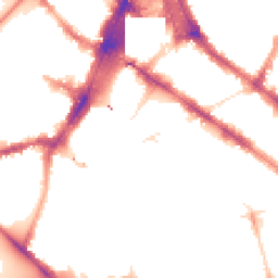 Night-time road noise heatmap for SW1V 4HT