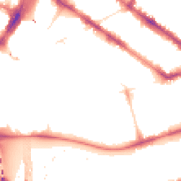 Night-time road noise heatmap for SW1V 4PA