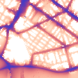 Daytime road noise heatmap for SW1V 4RS