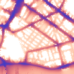 Daytime road noise heatmap for SW1V 4RZ