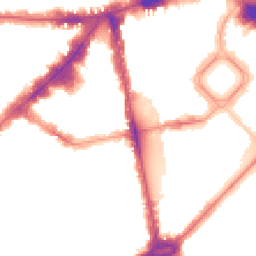 Night-time road noise heatmap for SW1X 0AA