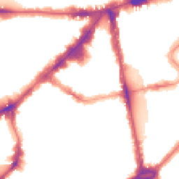 Night-time road noise heatmap for SW1X 0AF