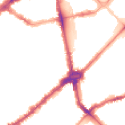 Night-time road noise heatmap for SW1X 0AW