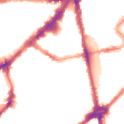 Night-time road noise heatmap for SW1X 0BD