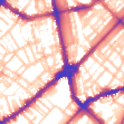 Daytime road noise heatmap for SW1X 0BP