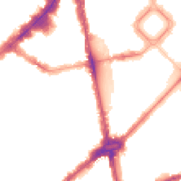 Night-time road noise heatmap for SW1X 0BW