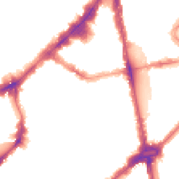 Night-time road noise heatmap for SW1X 0DB