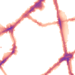 Night-time road noise heatmap for SW1X 0DP