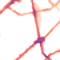 Night-time road noise heatmap for SW1X 0DY