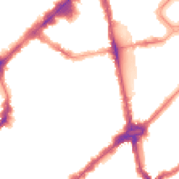 Night-time road noise heatmap for SW1X 0EE