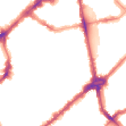 Night-time road noise heatmap for SW1X 0EG