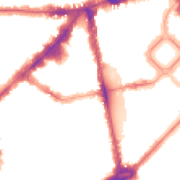Night-time road noise heatmap for SW1X 0EP