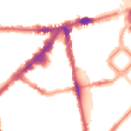 Night-time road noise heatmap for SW1X 0HA