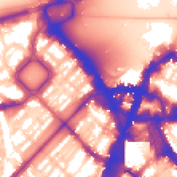 Daytime road noise heatmap for SW1X 7AA