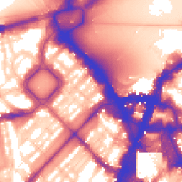Daytime road noise heatmap for SW1X 7AF