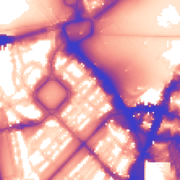 Daytime road noise heatmap for SW1X 7BB