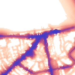 Daytime road noise heatmap for SW1X 7QS